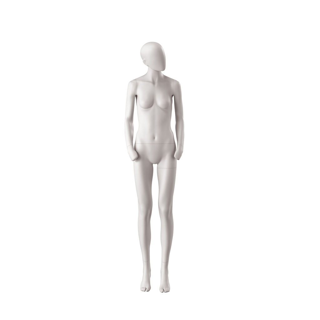 BINK - Female mannequin, collection NXT - gen Z, light grey, standing pose 105 lifted heels