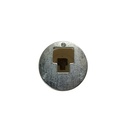 Armfitting, haakaansluiting (set van mannelijk en vrouwelijk deel), gegalvaniseerd staal