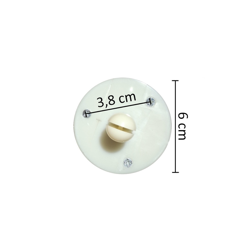 BINK - Head fitting, plastic, white