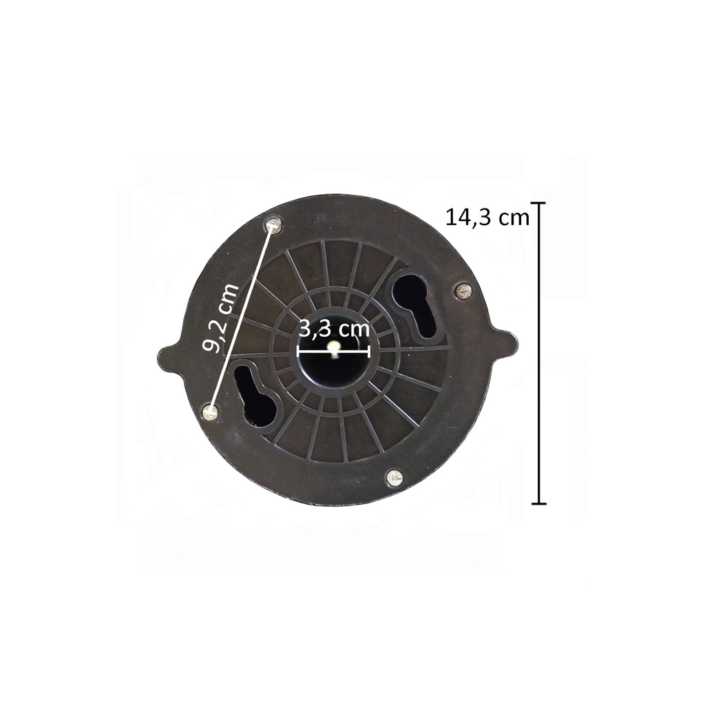 BINK - Waistfitting, plastic, black