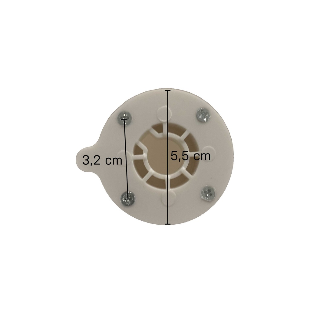 BINK - Head fitting, plastic, white