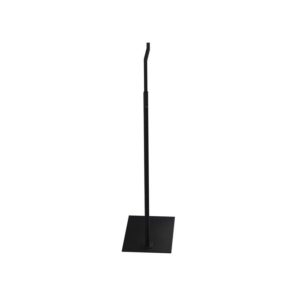 BINK - Adjustable L-stand, black matt powder-coated steel