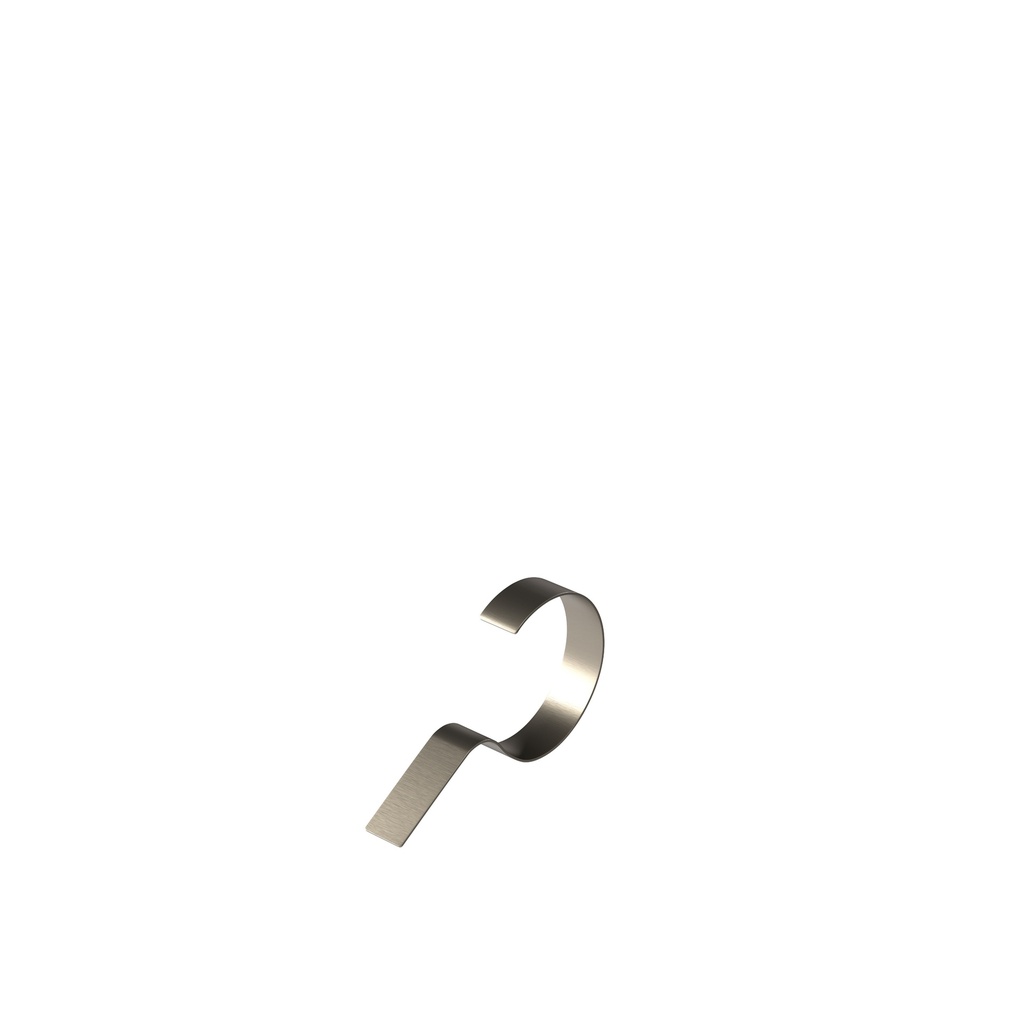 BINK - Belt display, in brushed stainless steel