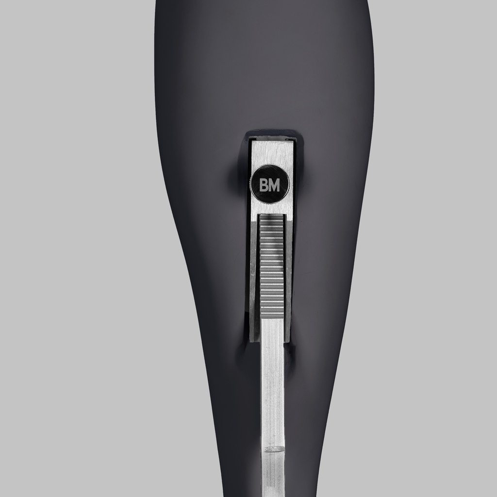 BINK - Mountainbike sport mannequin, male, graphite grey, stylised head, seated pose 327