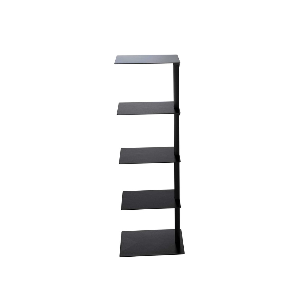 BINK - 5-tier shoe display stand, 118 cm H, black structured powder coating