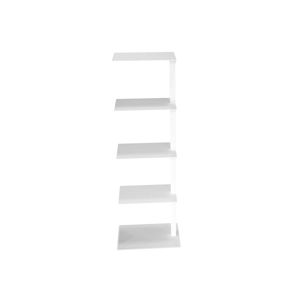 BINK - 5-tier shoe display stand, 118 cm H, white structured powder coating