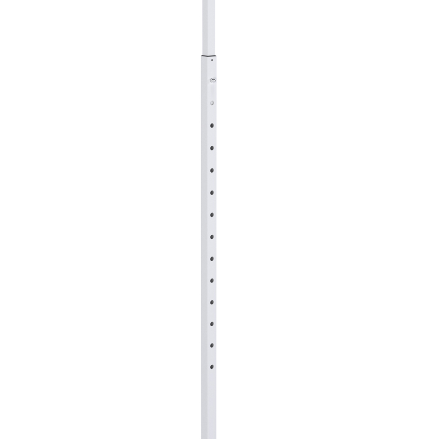 BINK - Adjustable L display, 110-175cm H, white structured powder coating