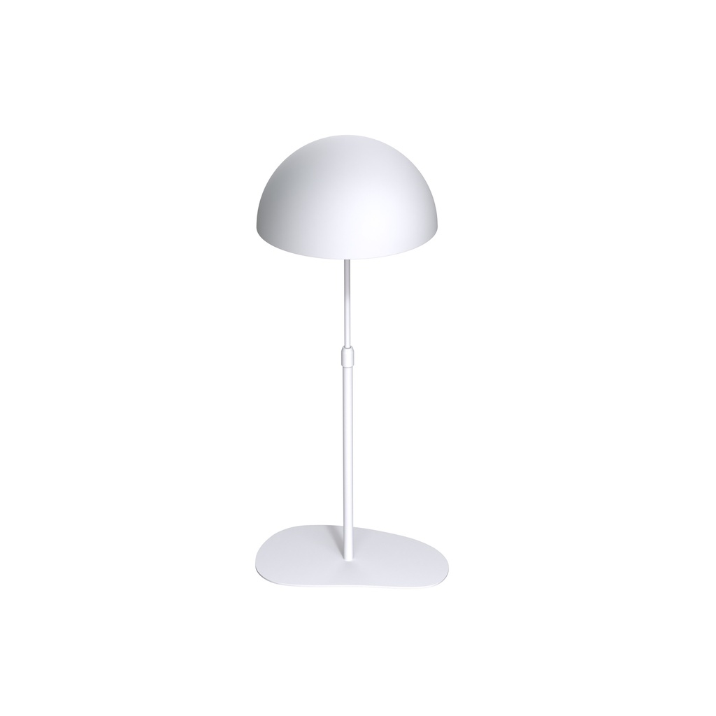 BINK - Hat display stand, for displaying adult hats, white metal