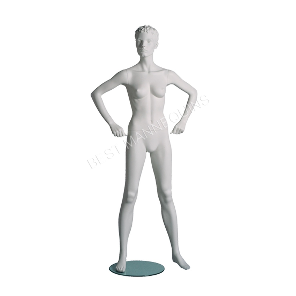 BINK - Female window mannequin sculpted hair, All Sports