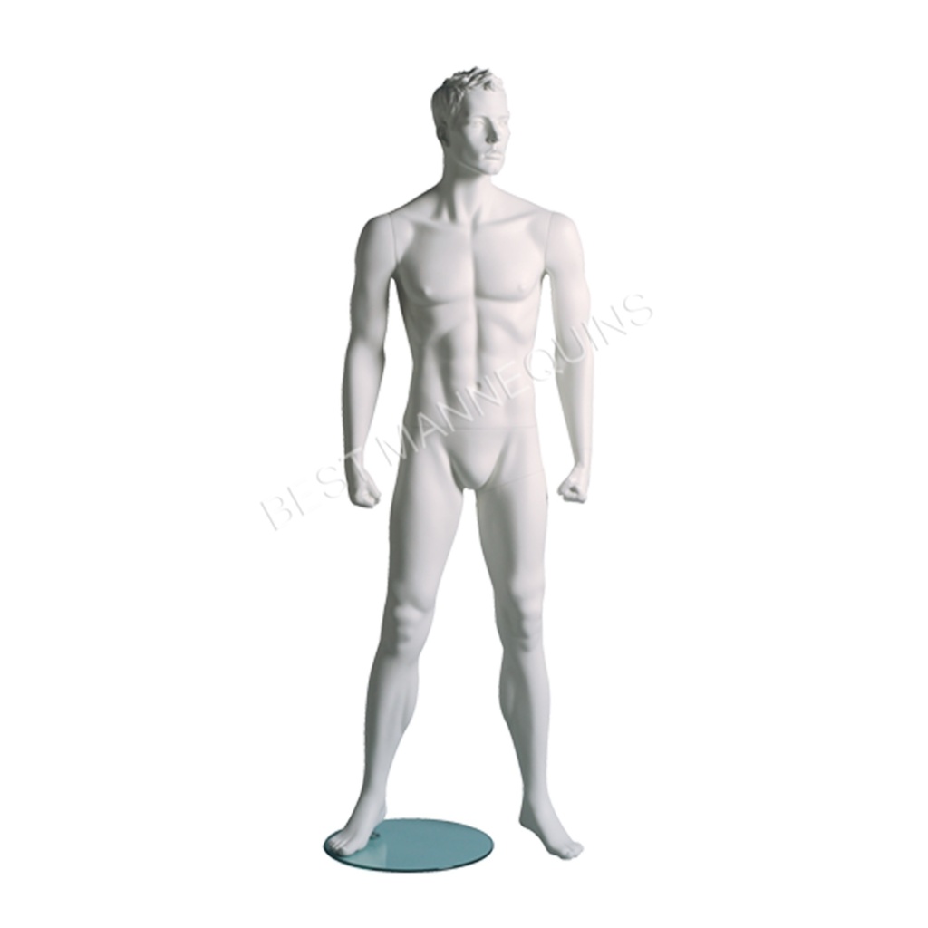 BINK - Male window mannequin sculpted hair, All Sports