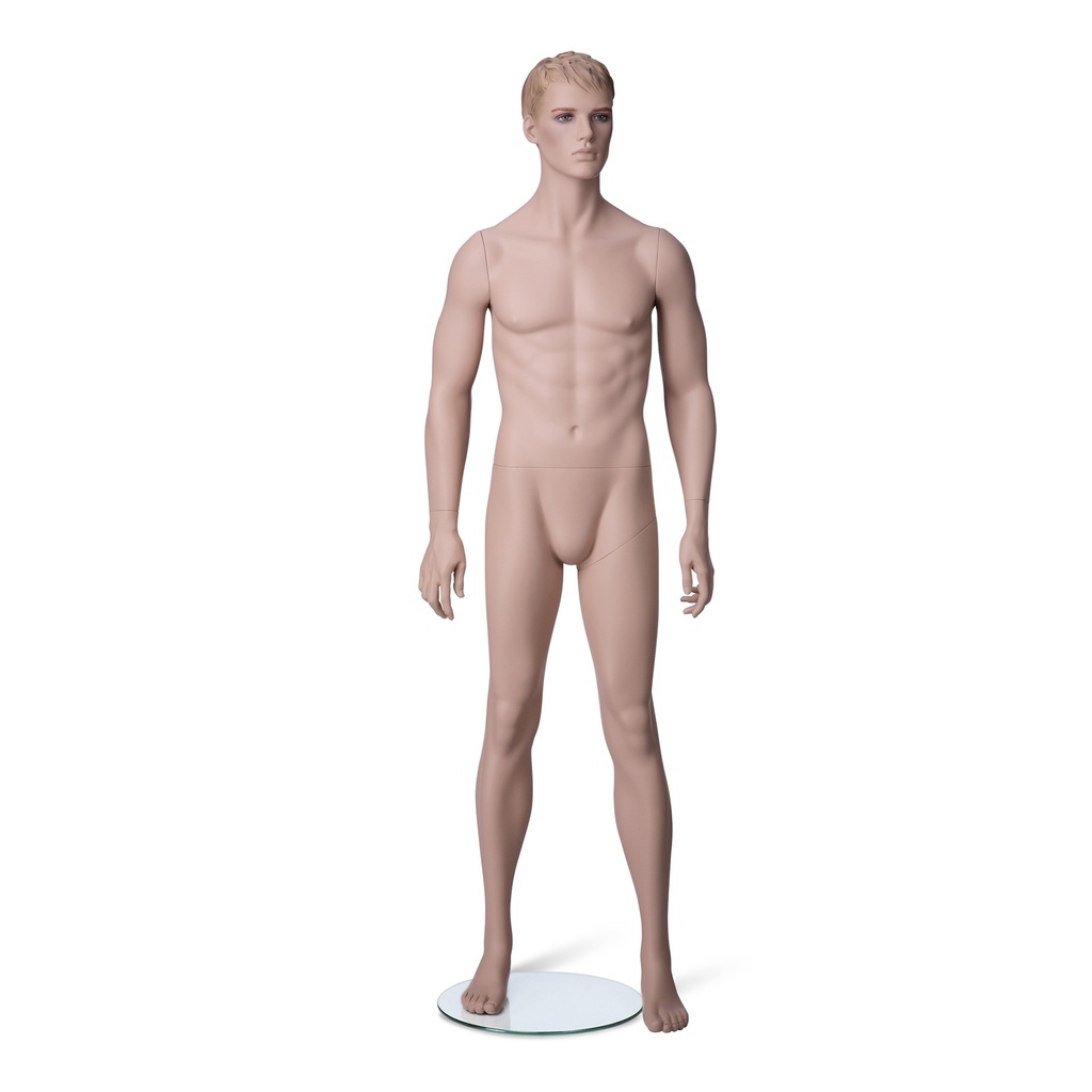 BINK - Male window mannequin, sculpted hair