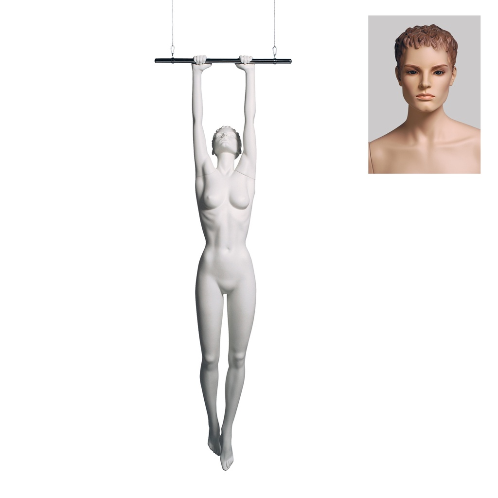BINK - Female window mannequin sculpted hair, All Sports