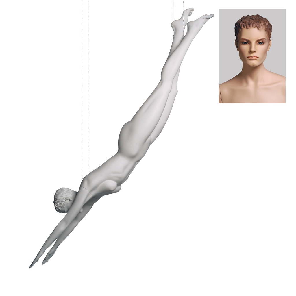 BINK - Female window mannequin sculpted hair, All Sports