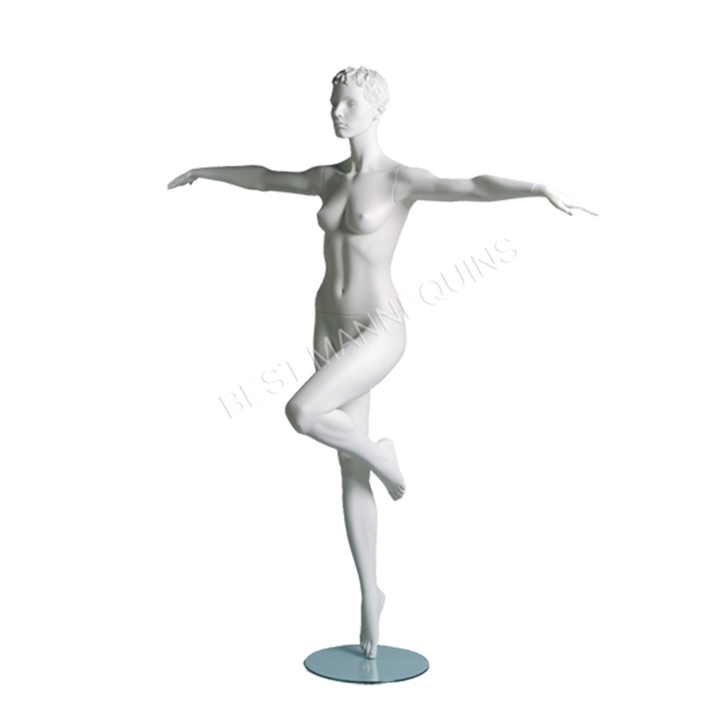 BINK - Mannequin femme aux cheveux sculptés, All Sports