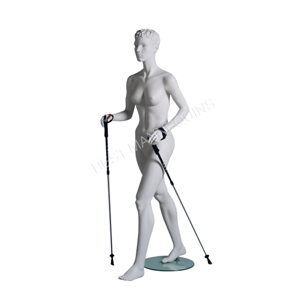 BINK - Female window mannequin sculpted hair, All Sports