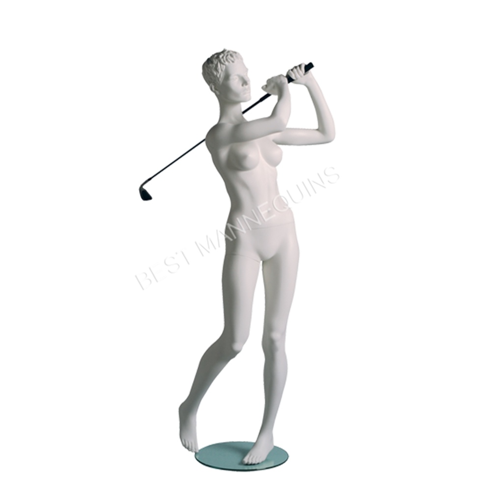 BINK - Female window mannequin sculpted hair, All Sports