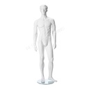 Maniquí masculino de escaparate cabello esculpido, Nik