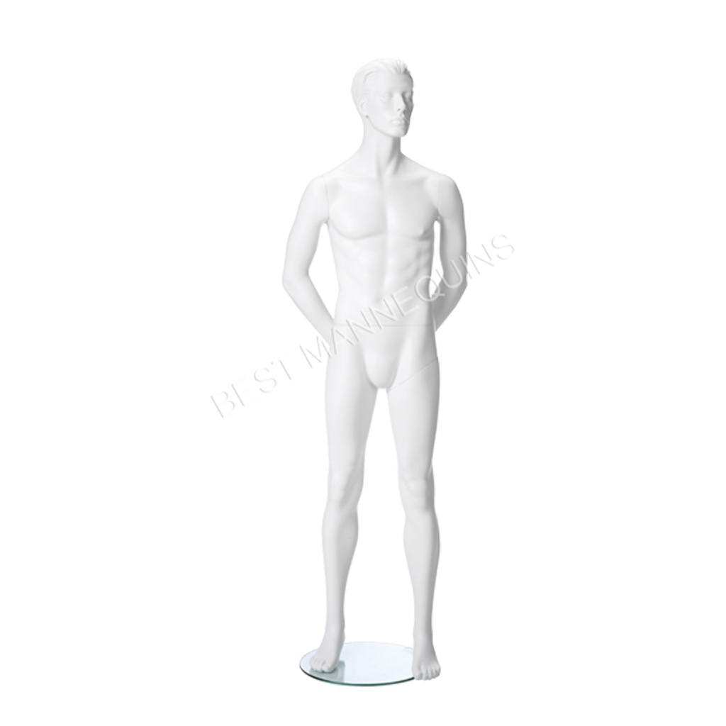 BINK - Mannequin homme aux cheveux sculptés, Nik