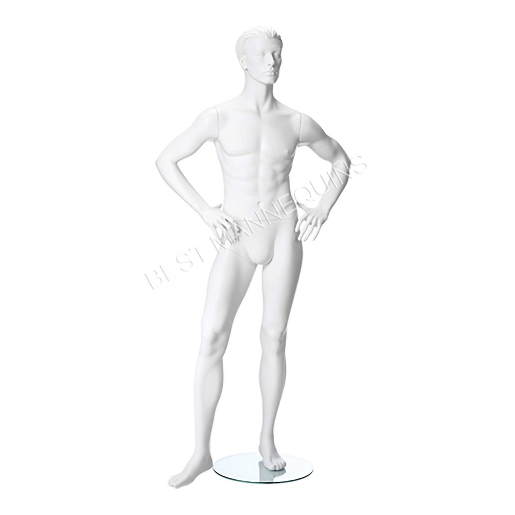 BINK - Male window mannequin sculpted hair, Nik