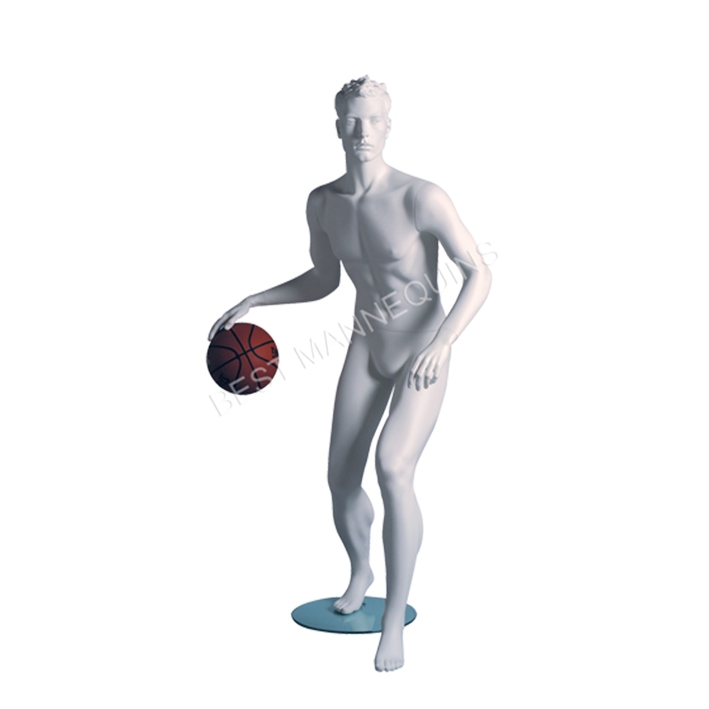 BINK - Male window mannequin sculpted hair, All Sports