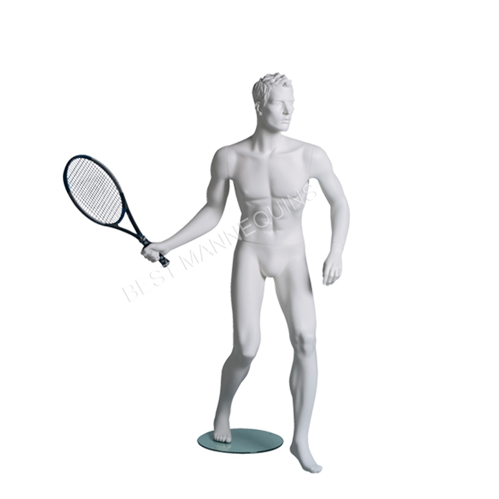 BINK - Mannequin homme aux cheveux sculptés, All Sports