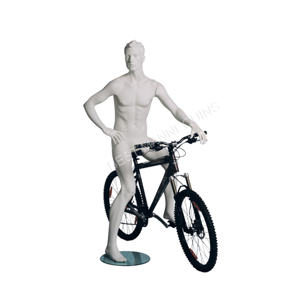 BINK - Male window mannequin sculpted hair, All Sports