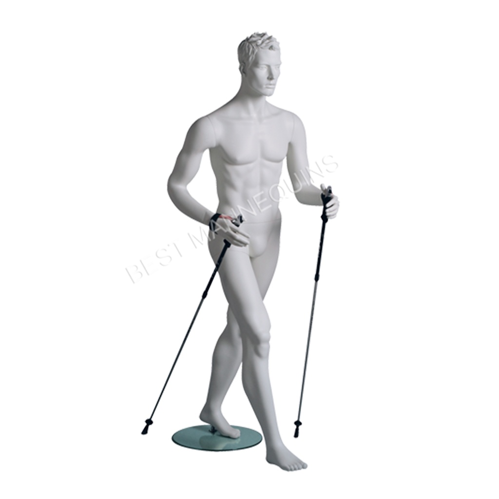 BINK - Male window mannequin sculpted hair, All Sports
