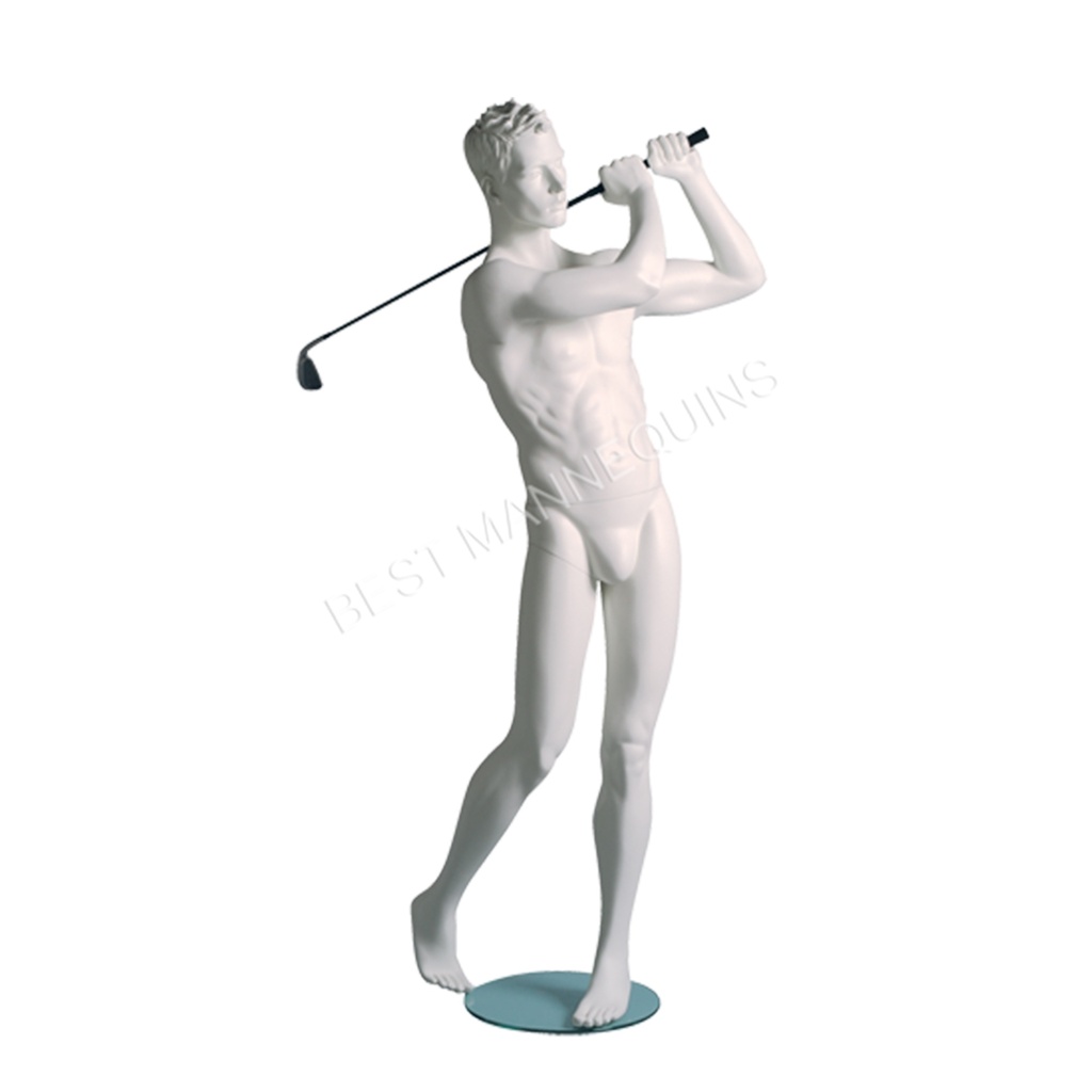 BINK - Male window mannequin sculpted hair, All Sports