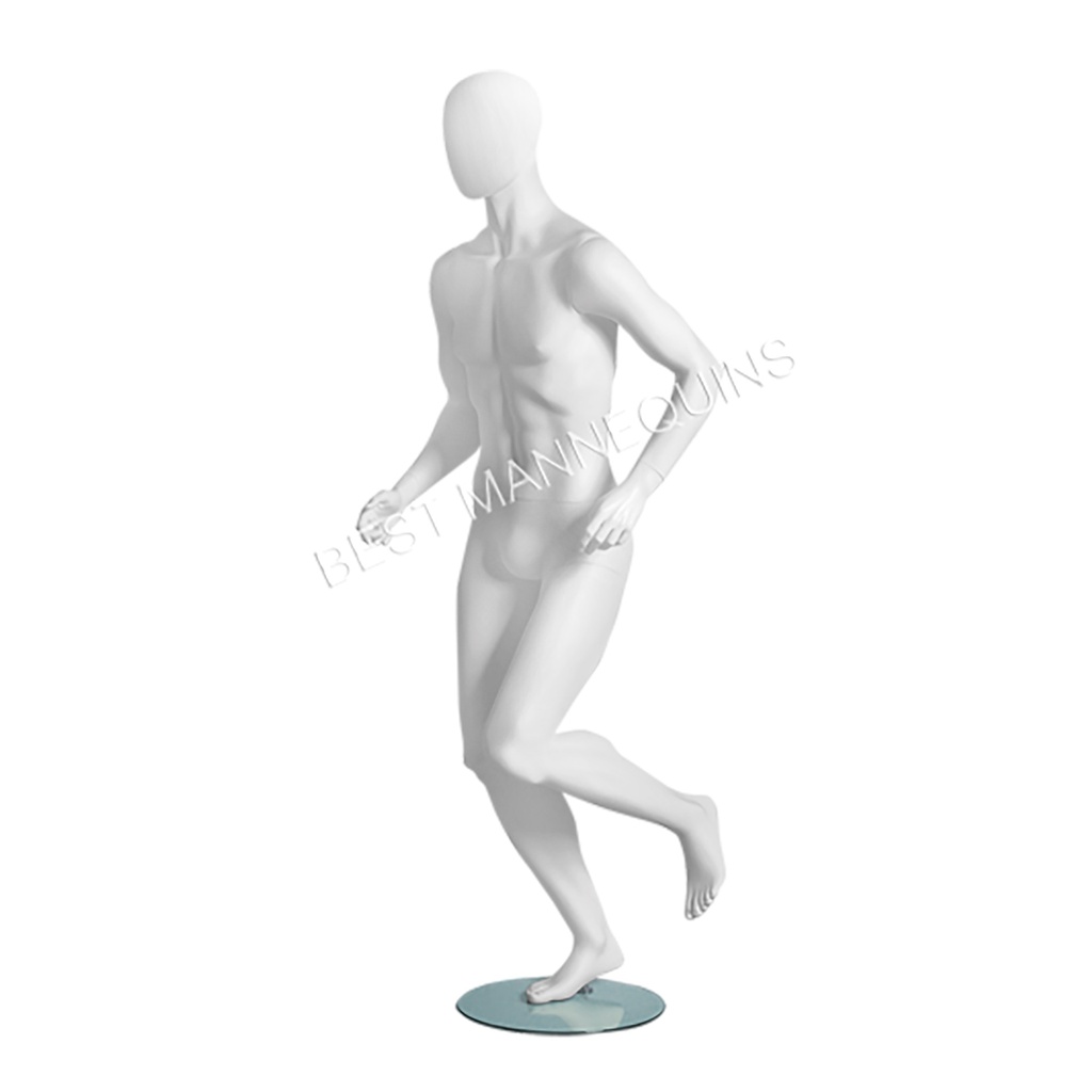 BINK - Male window mannequin abstract head, Metro Sport