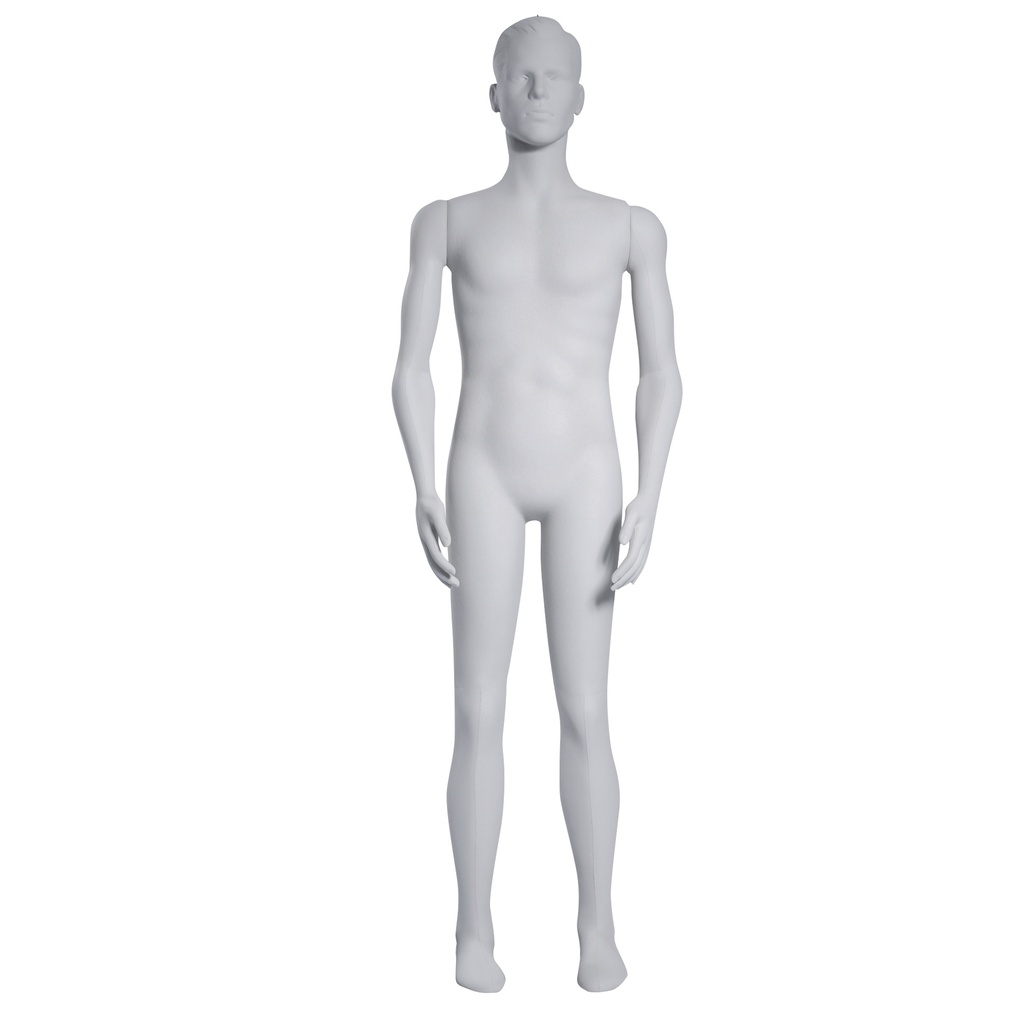 BINK - Flexible male mannequin sculpted hair, Polyflex