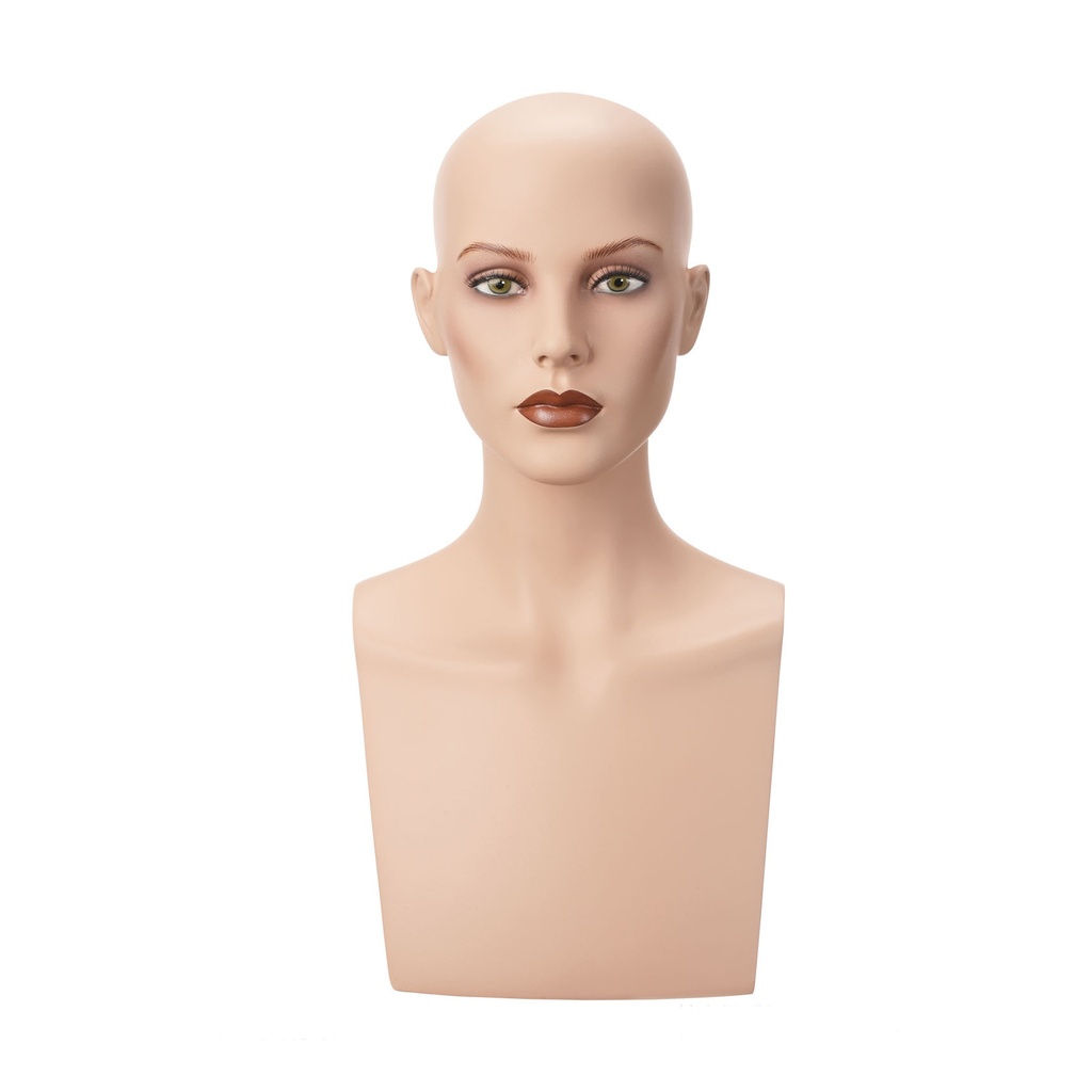 BINK - Realistic female head, FRP, height 50 cm