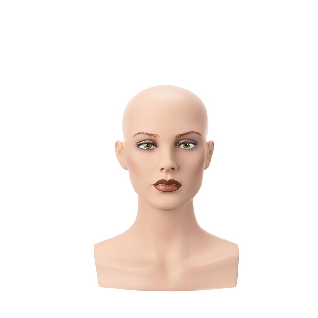 BINK - Realista cabeza femenina, FRP, altura 35 cm