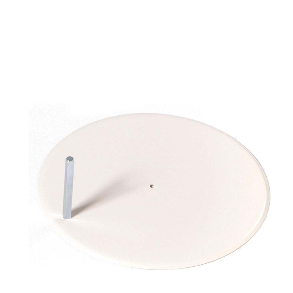 BINK - Round white metal base, for polyflex mannequins