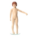 child window mannequin sculpted hair, 4 yr, Q-Kids