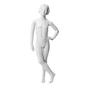 child window mannequin sculpted hair, 8 yr, Q-Kids