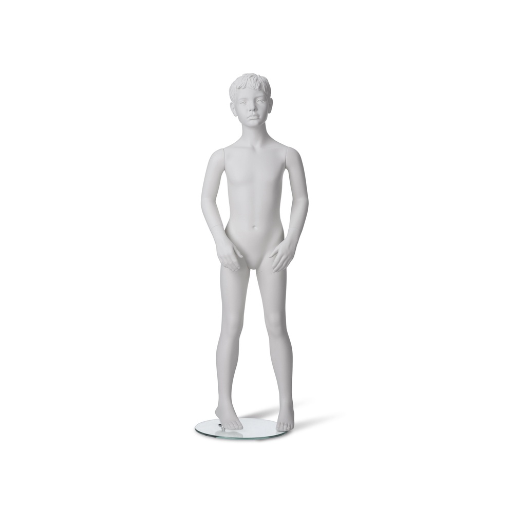 BINK - child window mannequin sculpted hair, 8 yr, Q-Kids