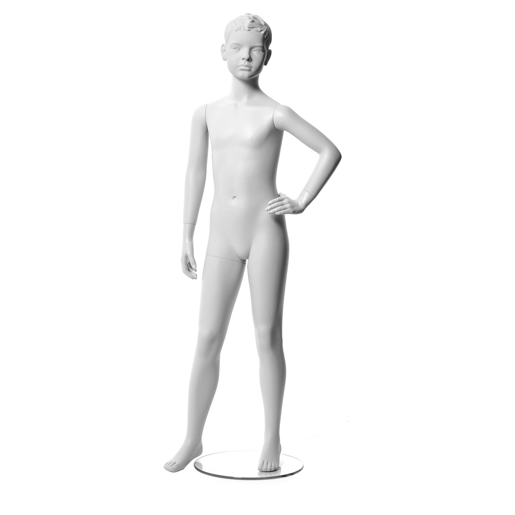 child mannequin sculpted hair, 10 yr, Q-Kids