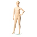 Infantil maniquí cabello esculpido, 10 años, Q-Kids