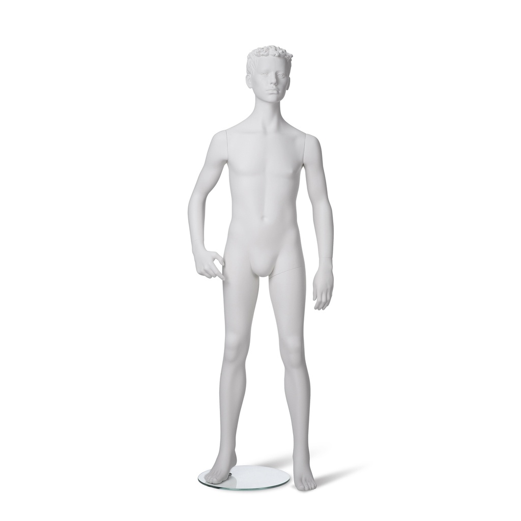 child  mannequin  sculpted hair, 12 yr, Q-Kids