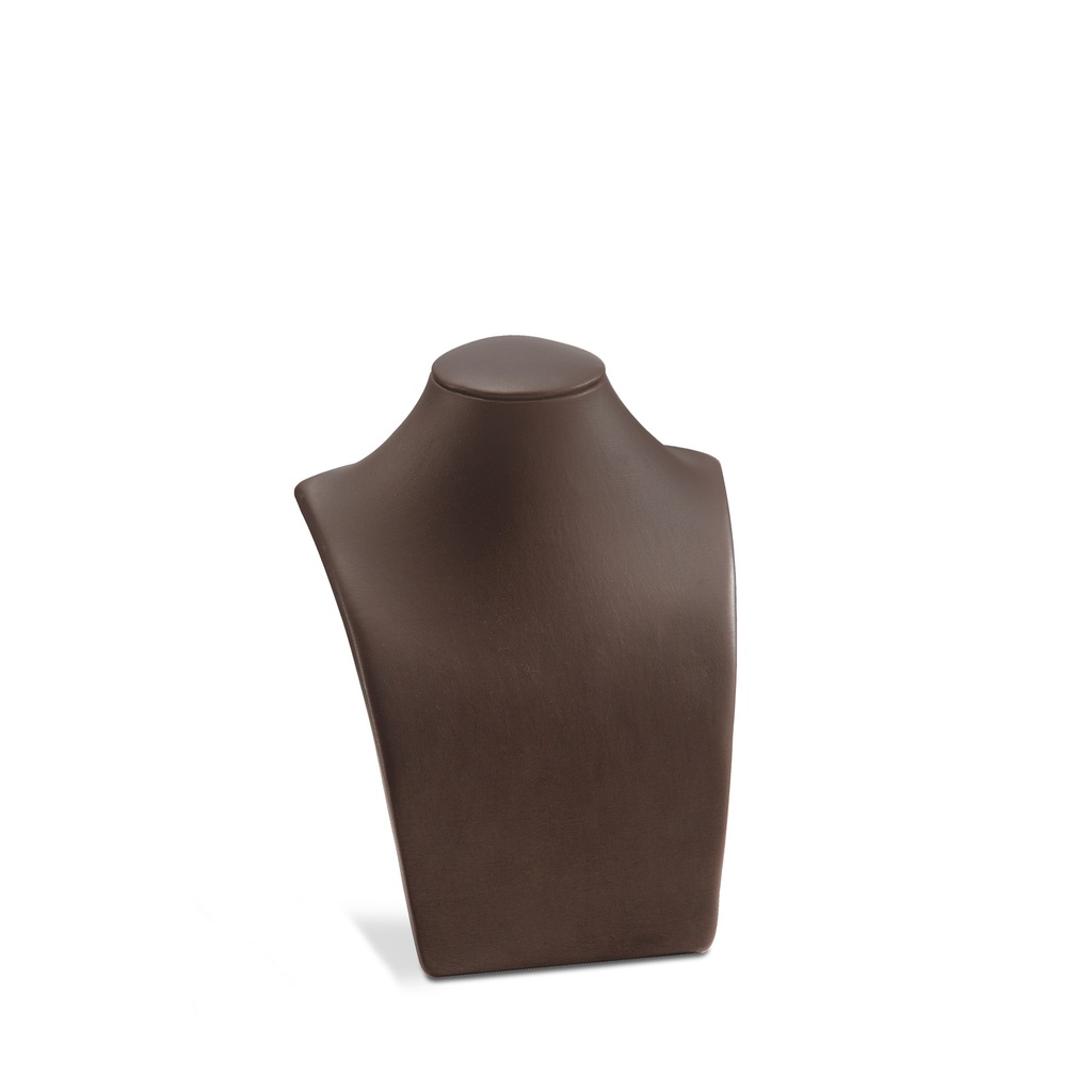 BINK - Jewellery display neck, brown imitation leather