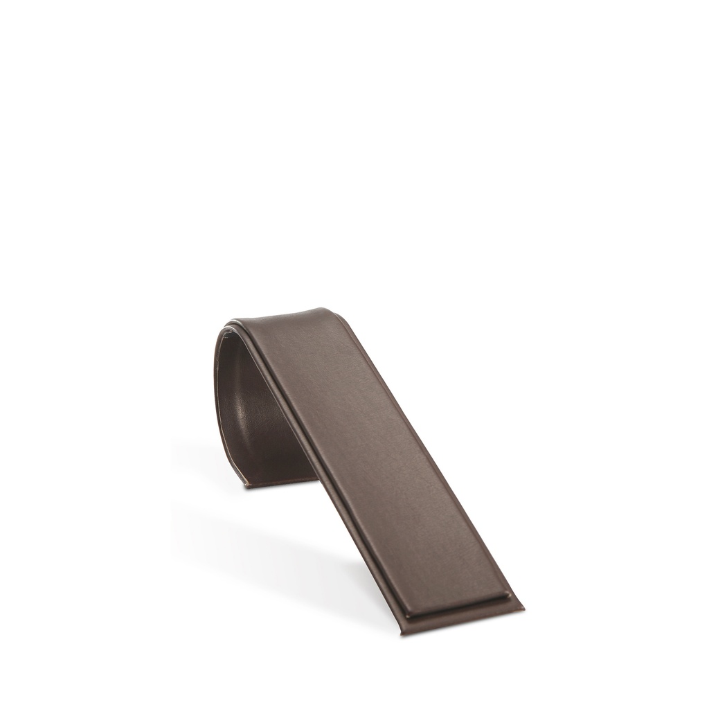 BINK - Necklace holder,chocolate brown imitation leather