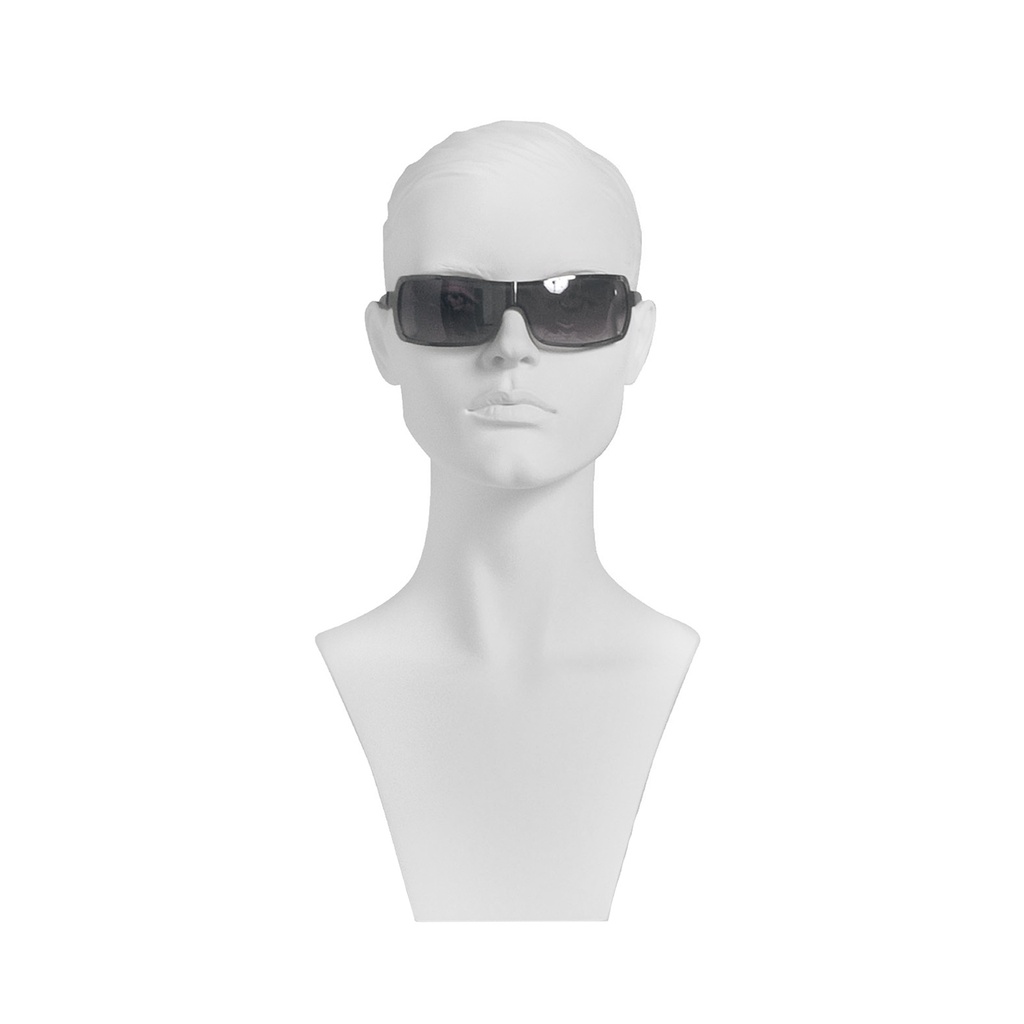 BINK - Female head with sculpted hair, FRP, white mat 