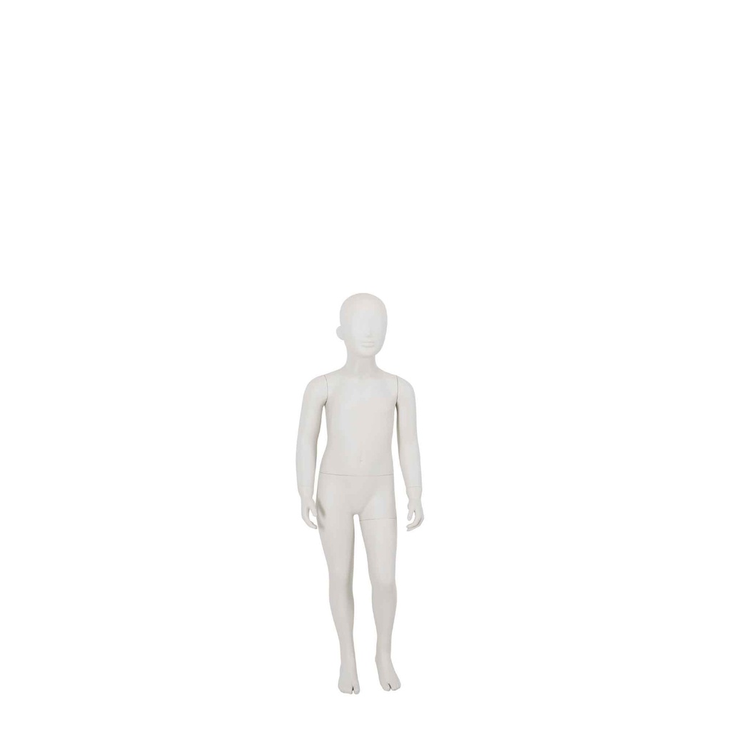 BINK - Child display mannequin w abstract head, greywhite