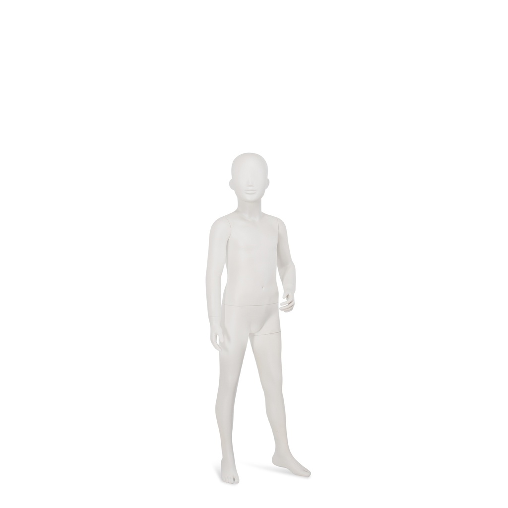 BINK - Child display mannequin w abstract head, greywhite