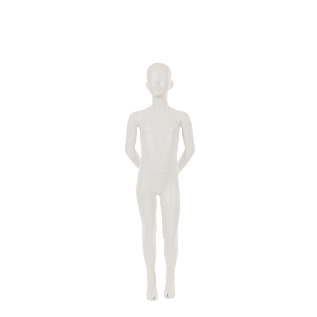 BINK - Child display mannequin w abstract head, greywhite