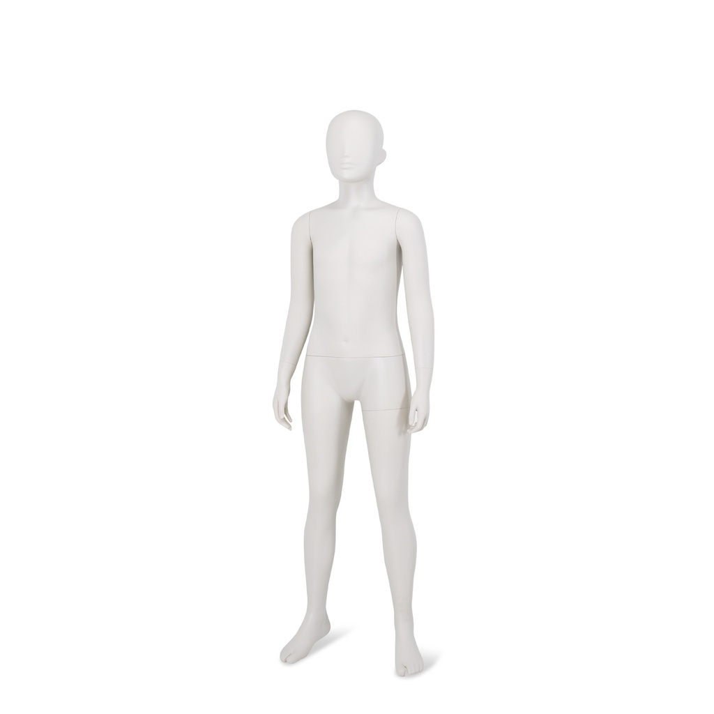 BINK - Child display mannequin w abstract head, greywhite