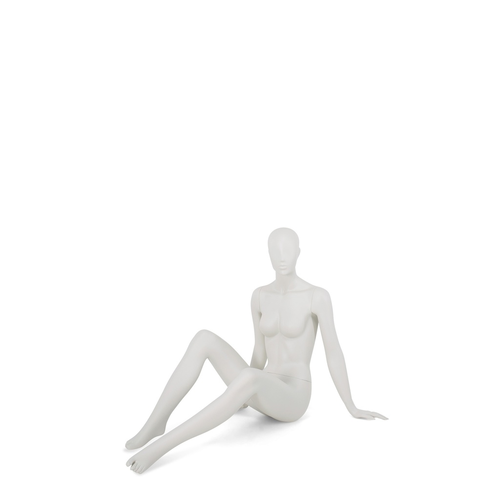 BINK - Female window mannequin w abstract head, greywhite