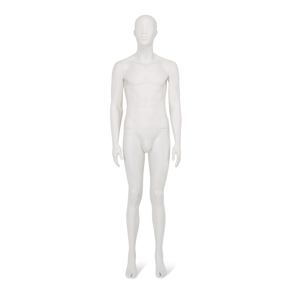 BINK - Male window mannequin w abstract head, greywhite
