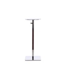 Hat display, adjustable height, chrome