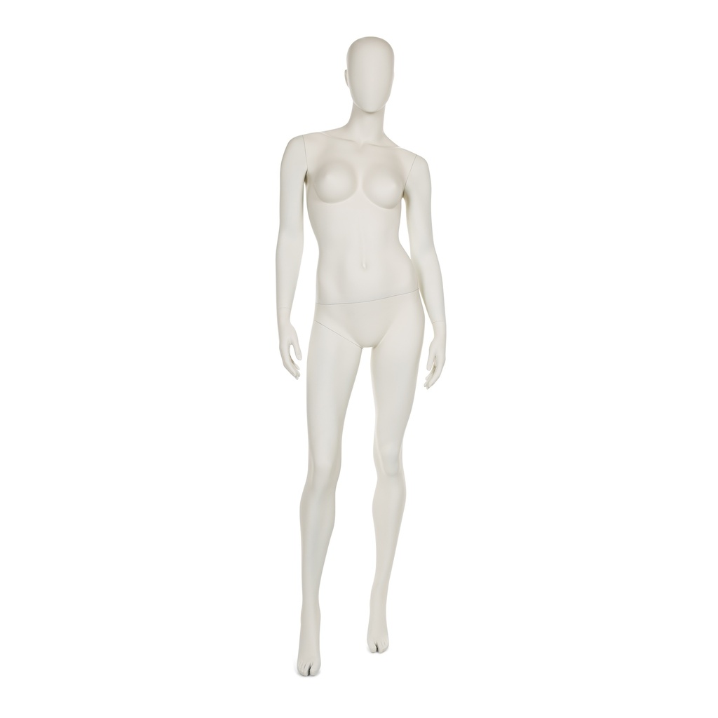 BINK - Female window mannequin with abstract head, milkwh